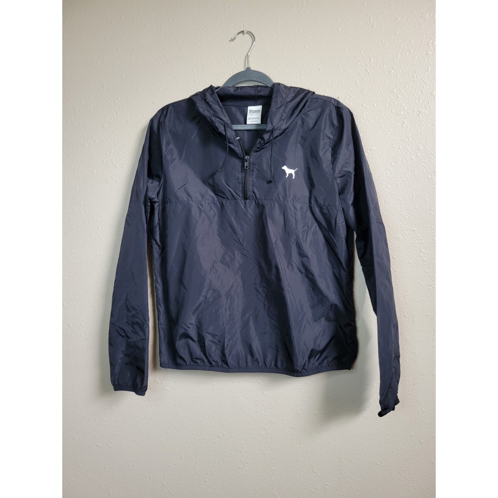 Victoria's Secret Pink Women's‎ Extra Small Small Black Windbreaker